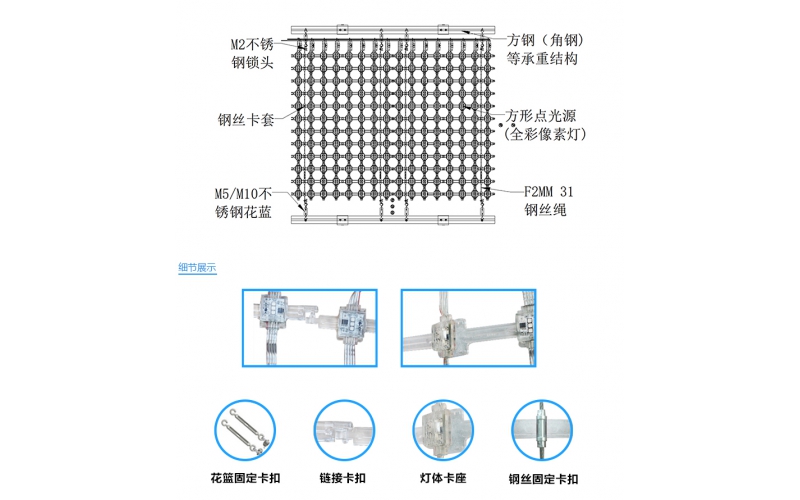 P62.5全彩網格屏，網格軟屏，戶外LED網格屏